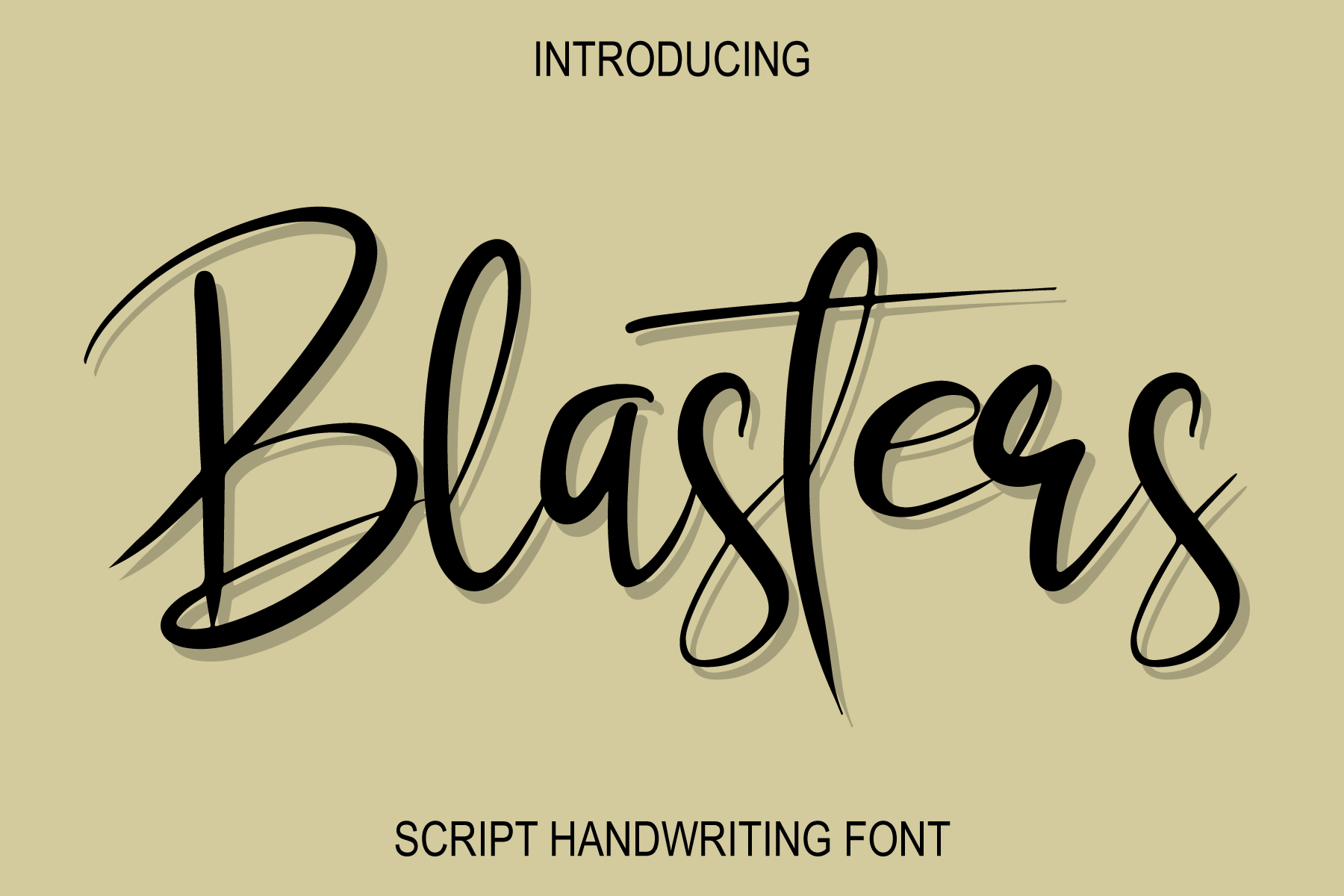 Blasters Script Font