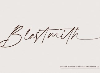 Blastmith Handwritten Font