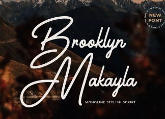 Brooklyn Makayla Handwritten Font