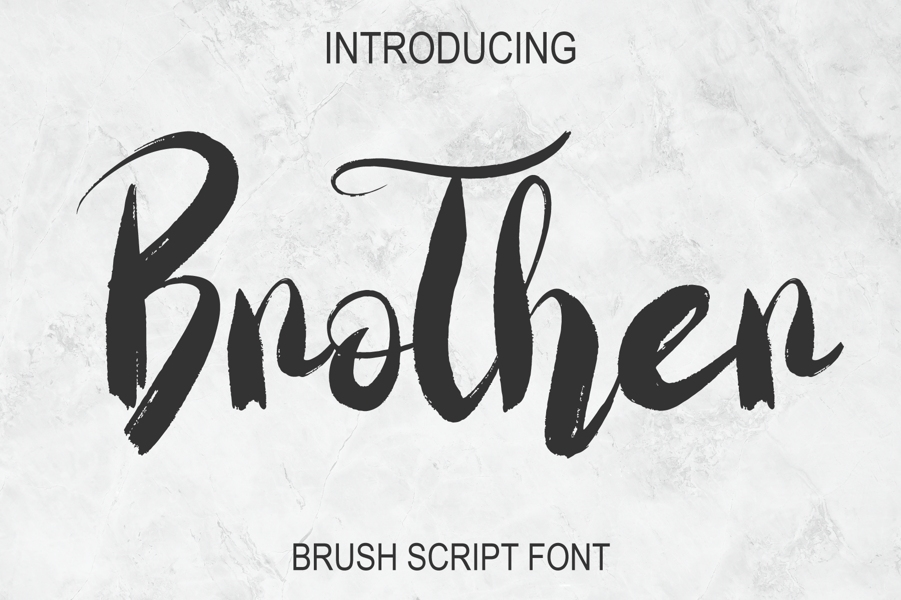 Brother Script Font