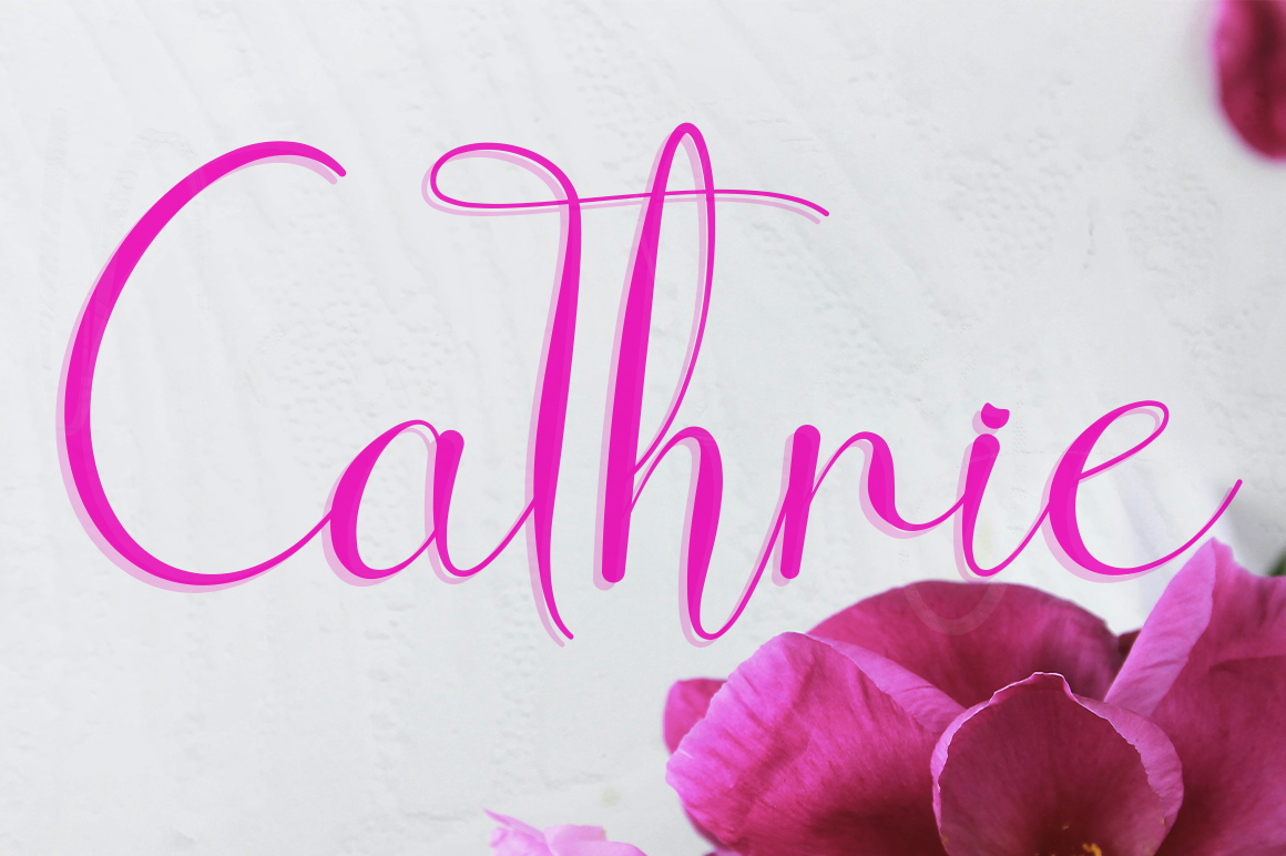 Cathrie Script Font