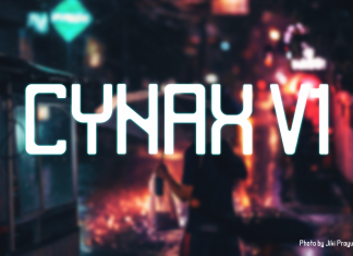 Cynax Display Font