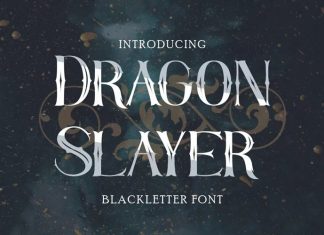 Dragon Slayer Blackletter Font