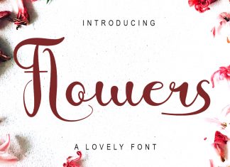 Flowers Script Font