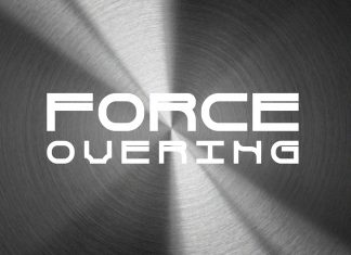 Force Overing Display Font