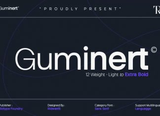 Guminert Sans Serif Font