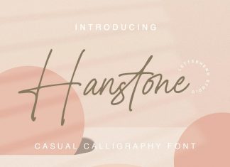 Hanstone Handwritten Font 