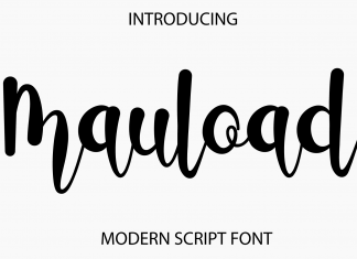 Mauload Script Font