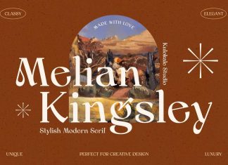 Melian Kingsley Serif Font