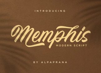 Memphis Script Font