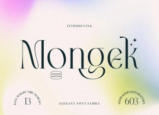 Mongek Serif Font