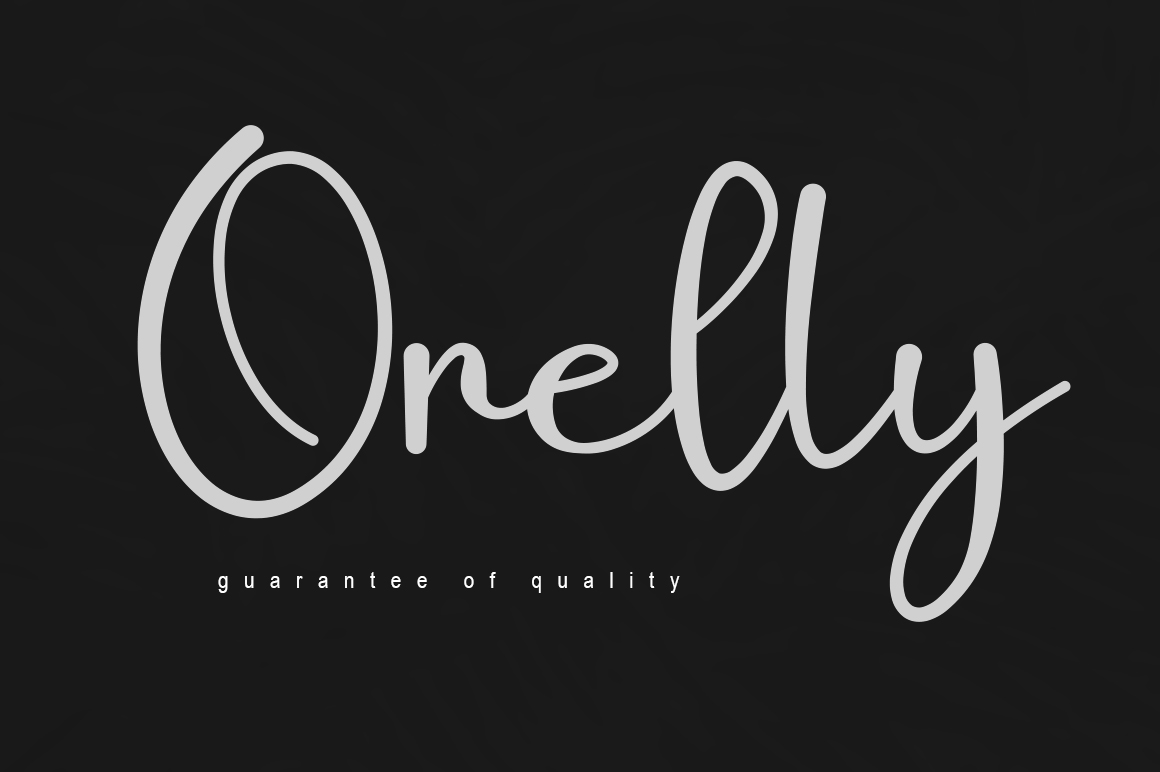 Orelly Script Font