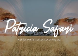 Patricia Safari Brush Font