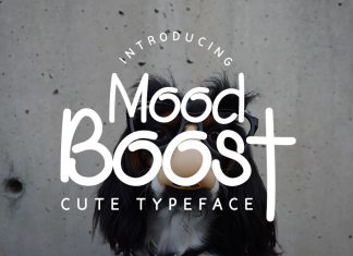 Mood Boost Handwritten Font