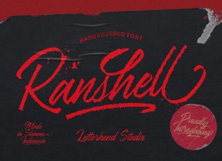 Ranshell Brush Font