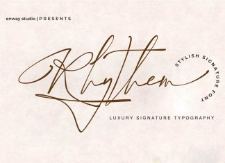 Rhythem Signature Font