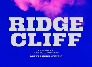 Ridge Cliff Slab Serif Font