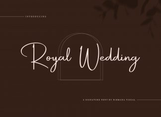 Royal Wedding Handwritten Font