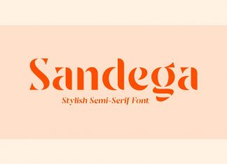Sandega Display Font
