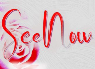 See Now Script Font