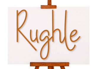 Rughle Handwritten Font