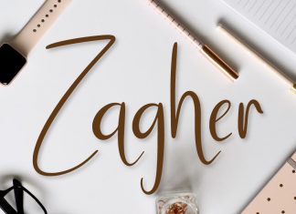 Zagher Script Font