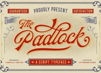 The Padlock Script Font