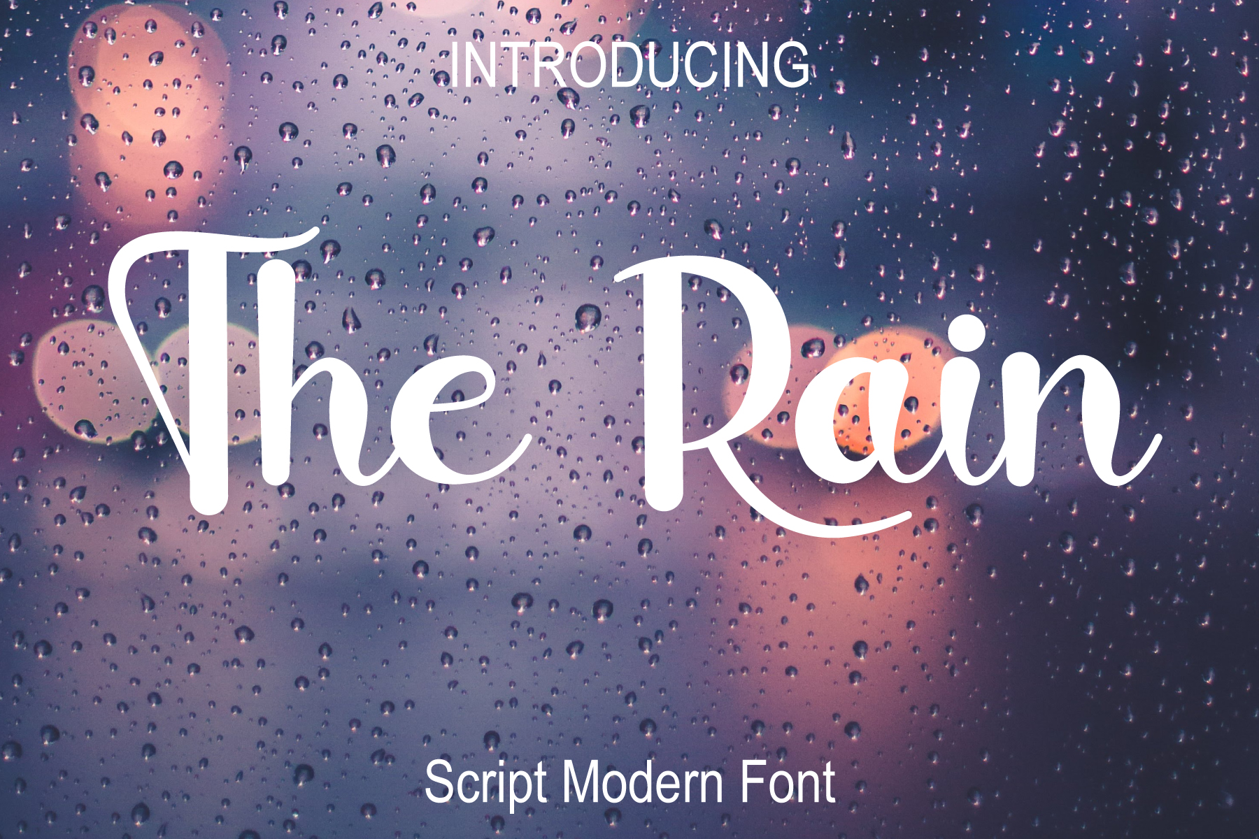 The Rain Script Font