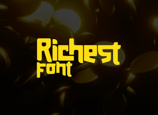 Richest Display Font