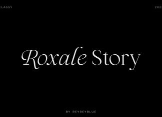 Roxale Story Serif Font
