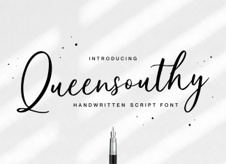 Queensouthy Handwritten Font