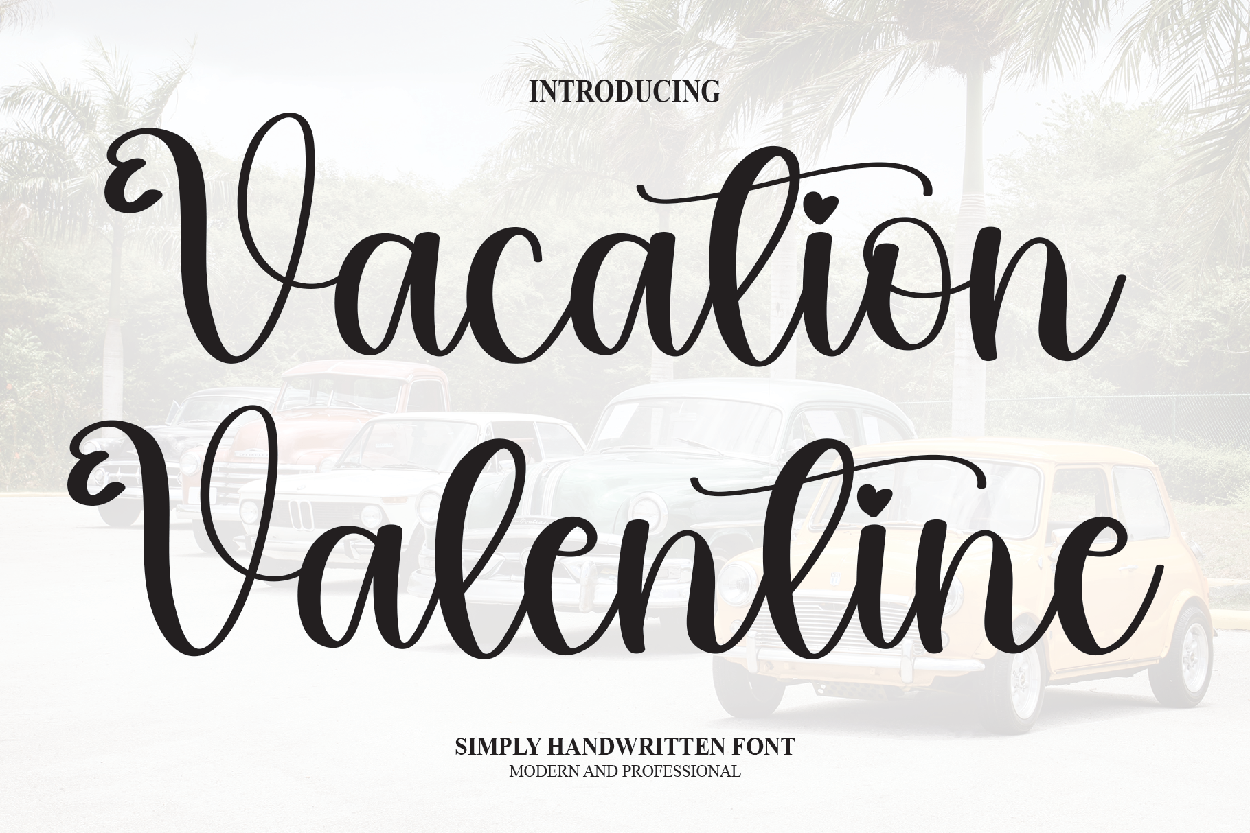 Vacation Valentine Script Font