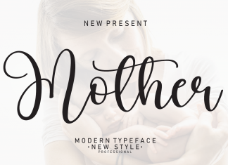 Mother Script Font