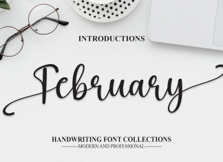 February Script Typeface