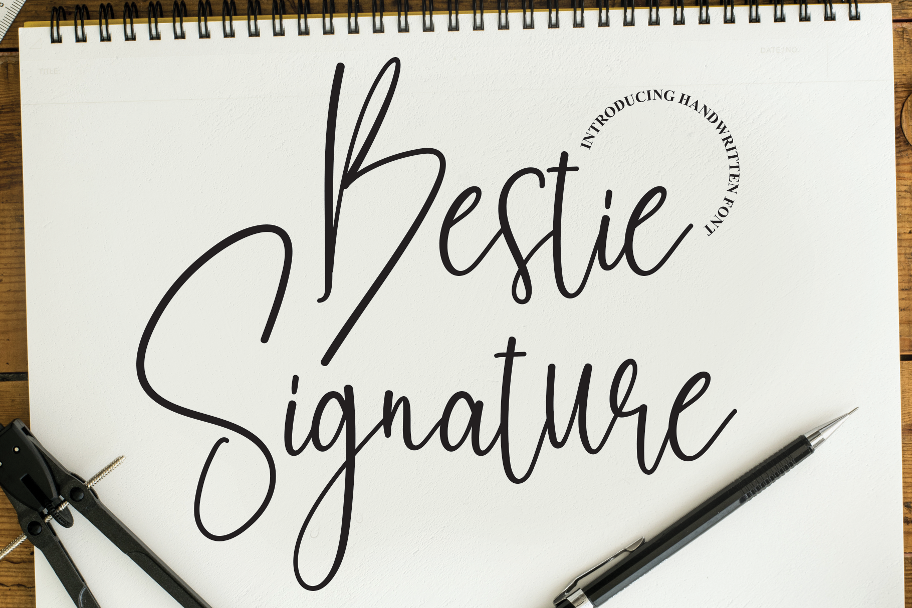 Bestie Signature Script Font
