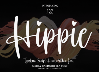 Hippie Script Typeface