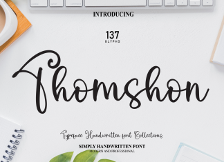 Thomshon Script Font