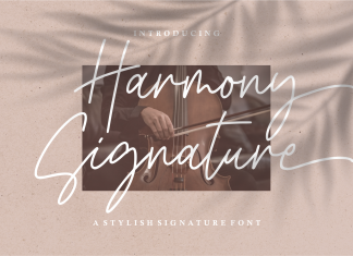 Harmony Signature Font