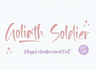 Goliath Soldier Script Font