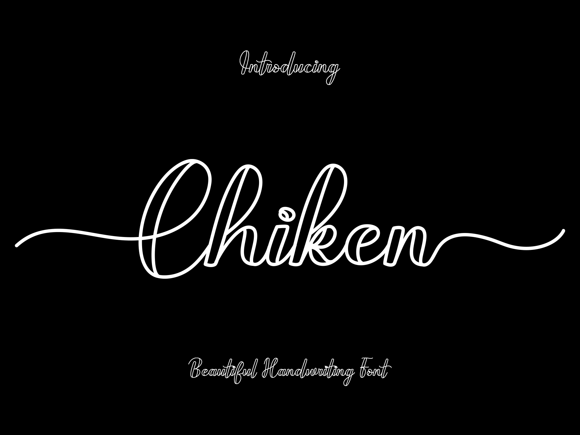 Chiken Script Font