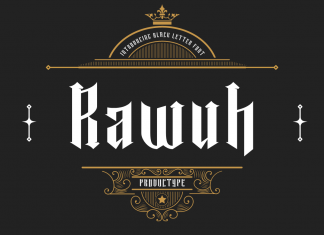 Rawuh Blackletter Font