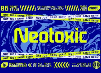 Neotoxic Futuristic Sans Serif Font