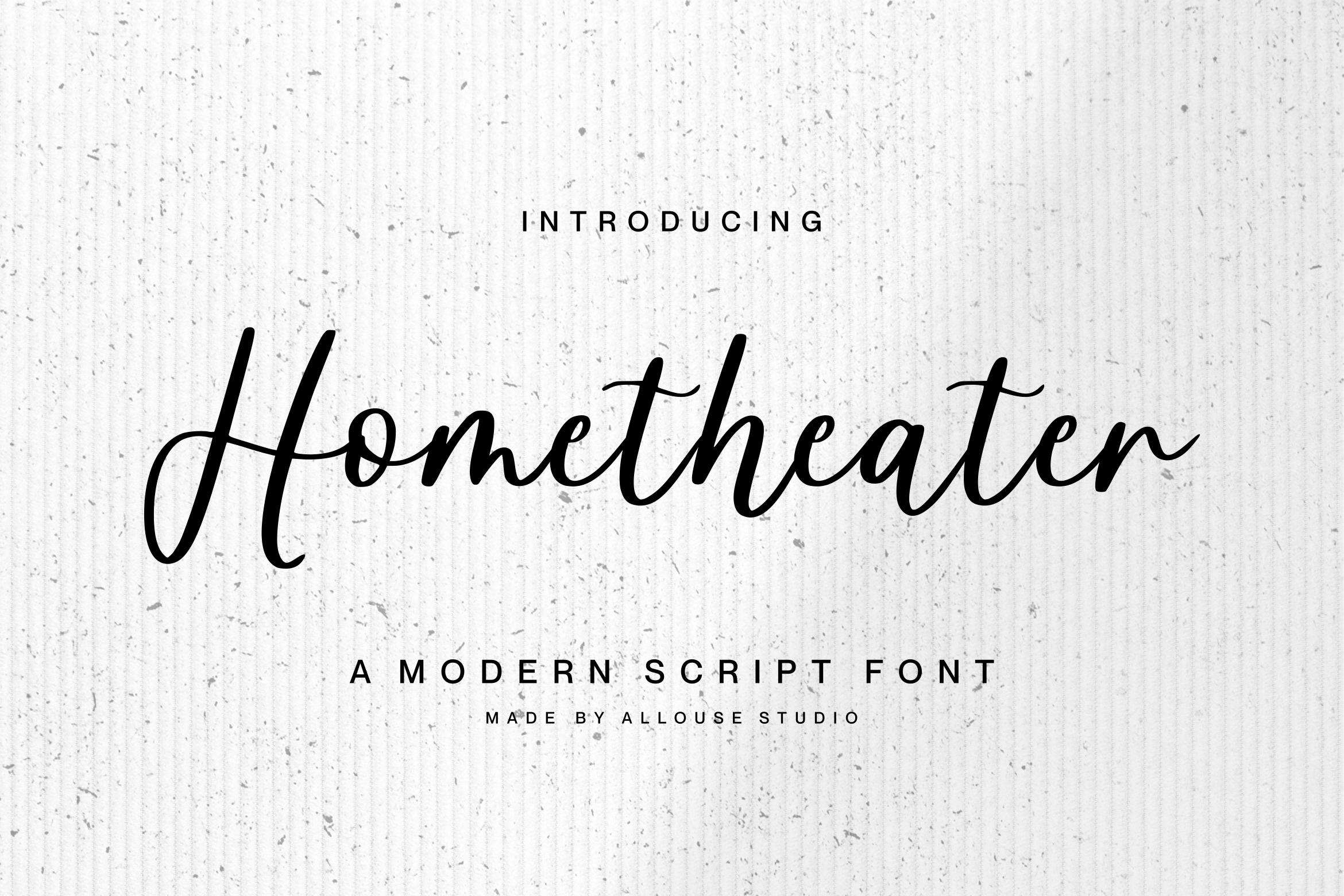 Hometheater Script Font