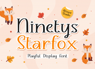 Ninetys Starfox Display Font