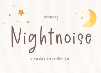 Nightnoise Display Font