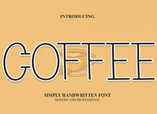 Coffee Display Font
