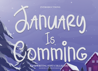 January Is Comming Script Font