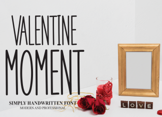 Valentine Moment Display Font
