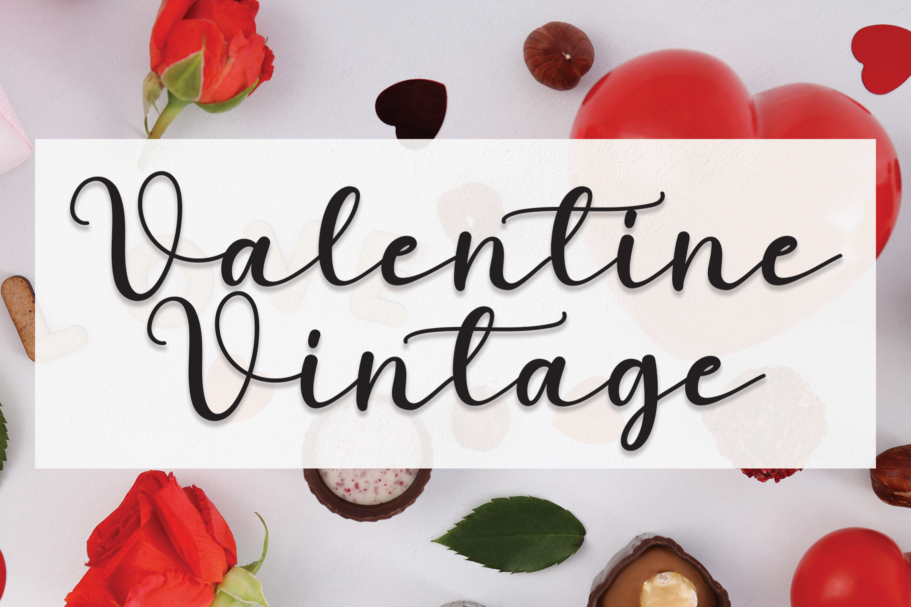 Valentine Vintage Script Font