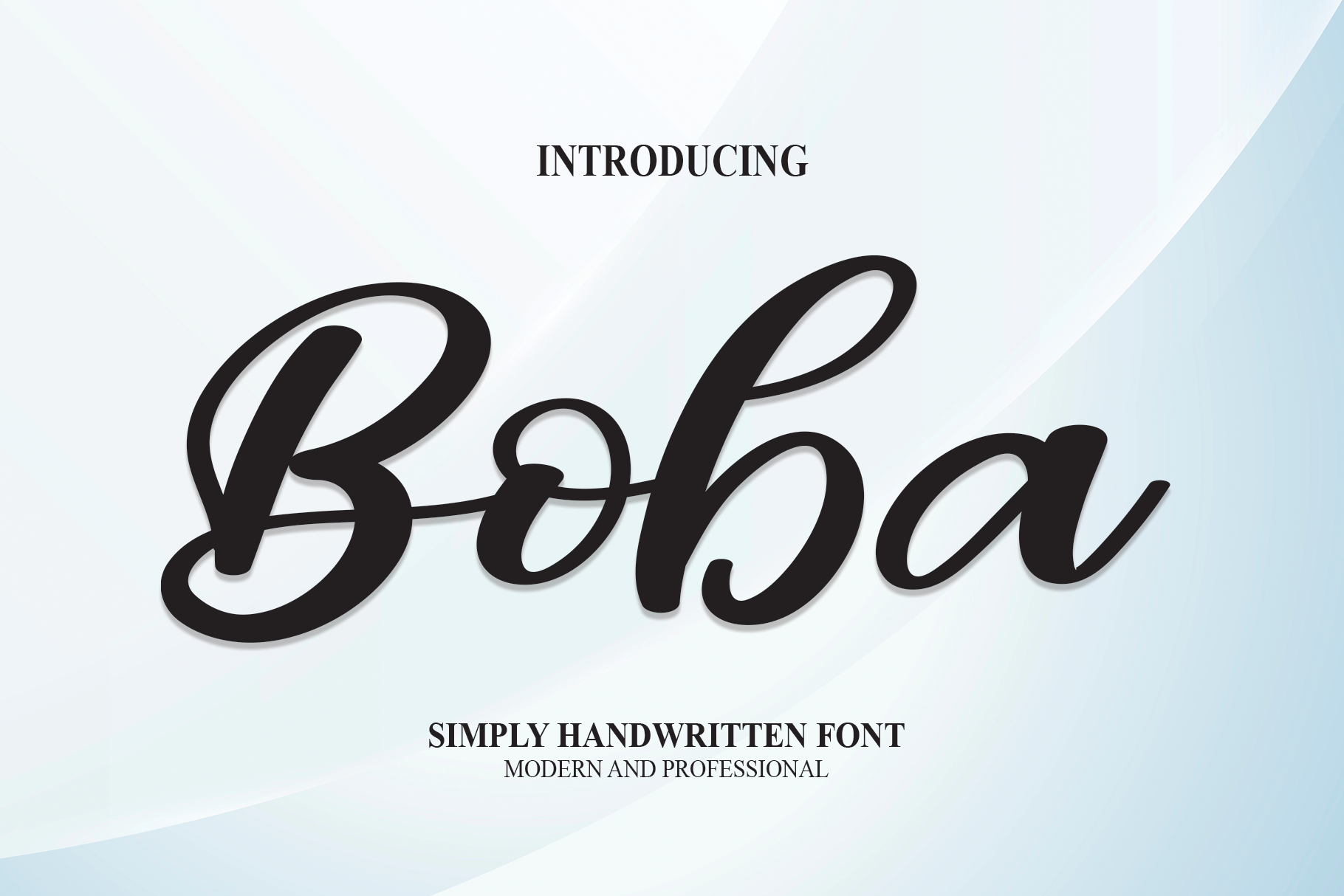 Boba Script Typeface